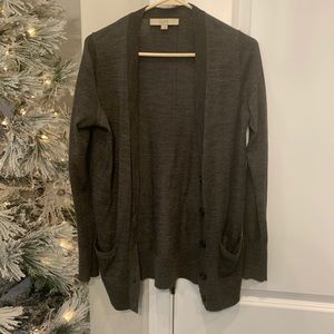 Loft Gray Cardigan